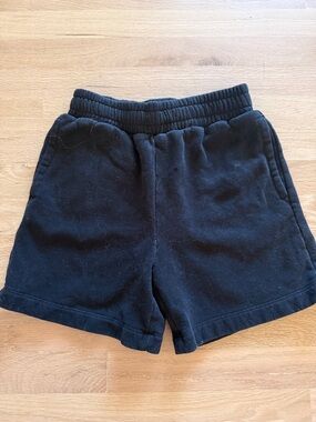 GAP Black Kids Pull-On Sweatpant Shorts